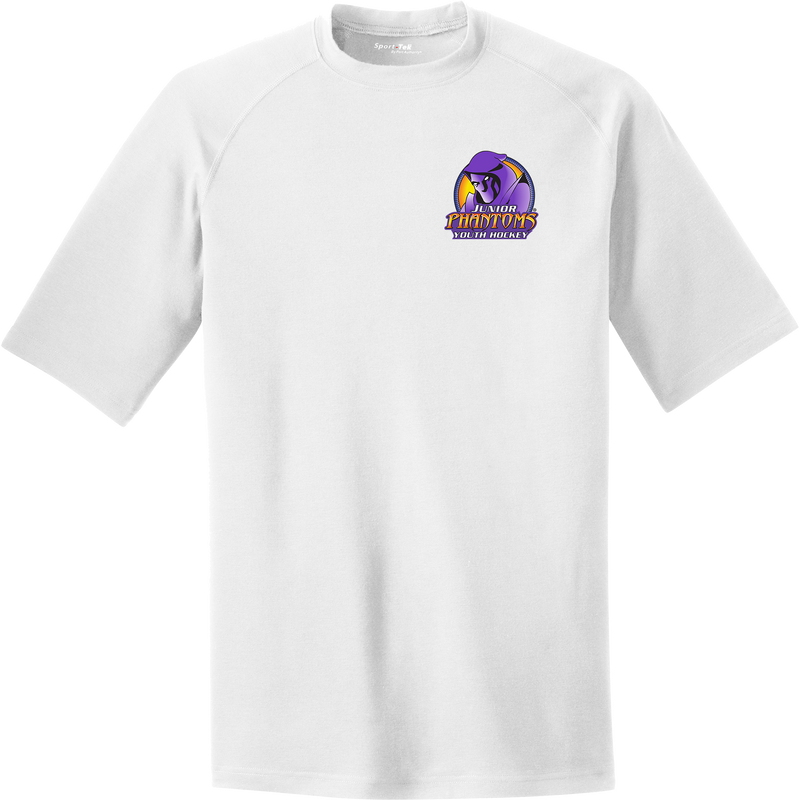 Jr. Phantoms PosiCharge Tri-Blend Wicking Raglan Tee