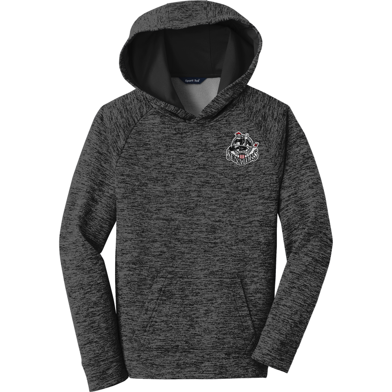 Grundy Senators Youth PosiCharge Electric Heather Fleece Hooded Pullover