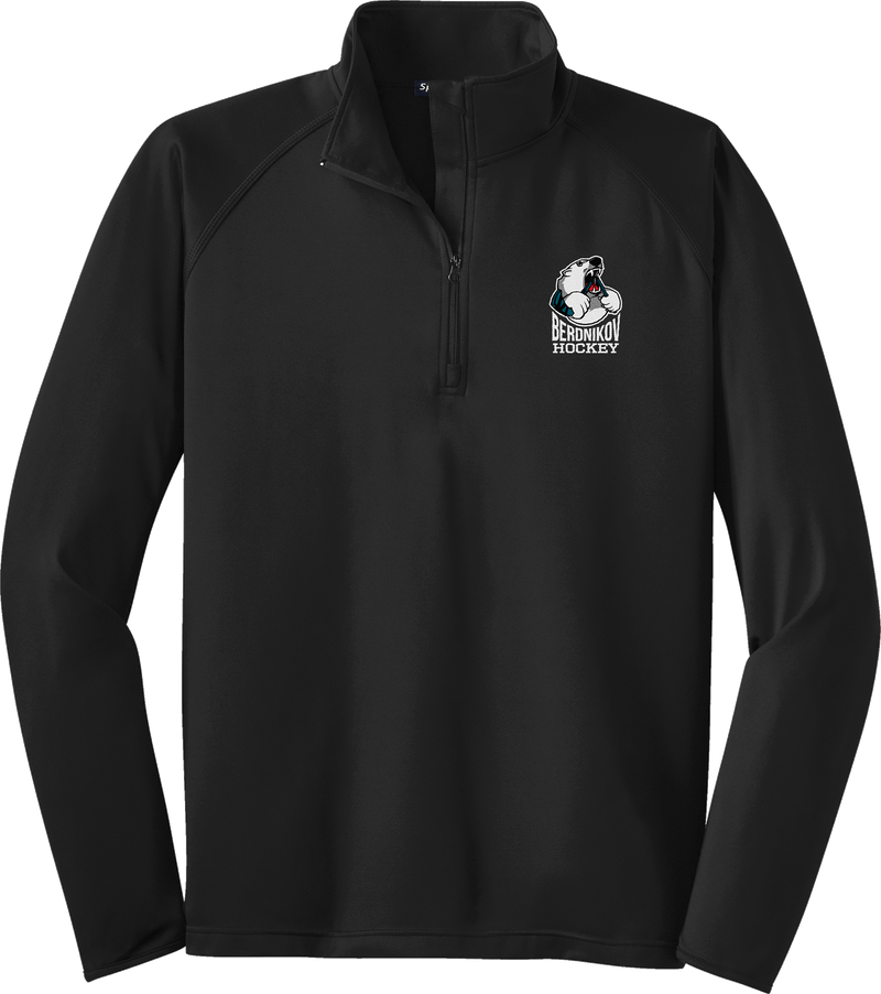 Berdnikov Bears Sport-Wick Stretch 1/4-Zip Pullover