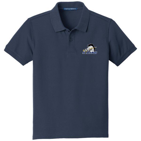 Mid-State Mustangs Youth Core Classic Pique Polo