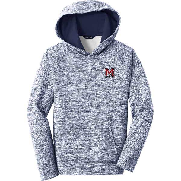 Jr. Mounties Youth PosiCharge Electric Heather Fleece Hooded Pullover