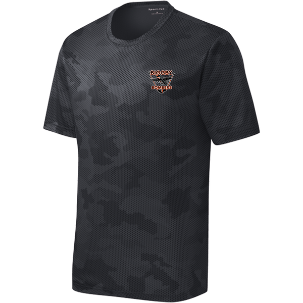 Biggby Bombers Youth CamoHex Tee
