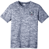 CT Bobcats Youth PosiCharge Electric Heather Tee