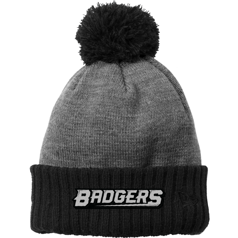 Allegheny Badgers New Era Colorblock Cuffed Beanie