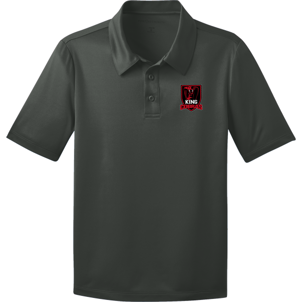 King Cobras Youth Silk Touch Performance Polo